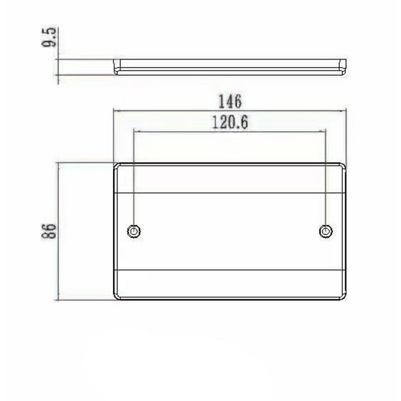 Pláta Cócaire Bakelite 45A DP le Neon (3x6) HK6145VN-36